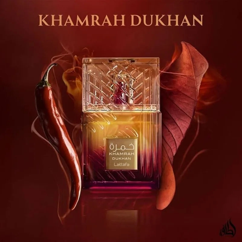 100ML Lattafa Original Arab Perfume Khamrah Qahwa Dukhan Ladies' Fragrance Spray Cologne for Man Birthday Present Makeup